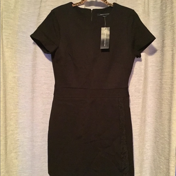 French Connection Lula Stretch Lace Trim Dress - Picture 6 of 8